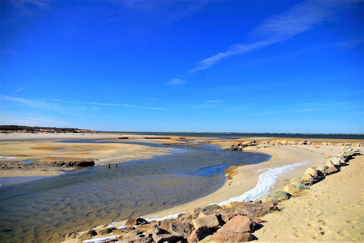 Paine's Creek Beach beach in Brewster, Massachusetts