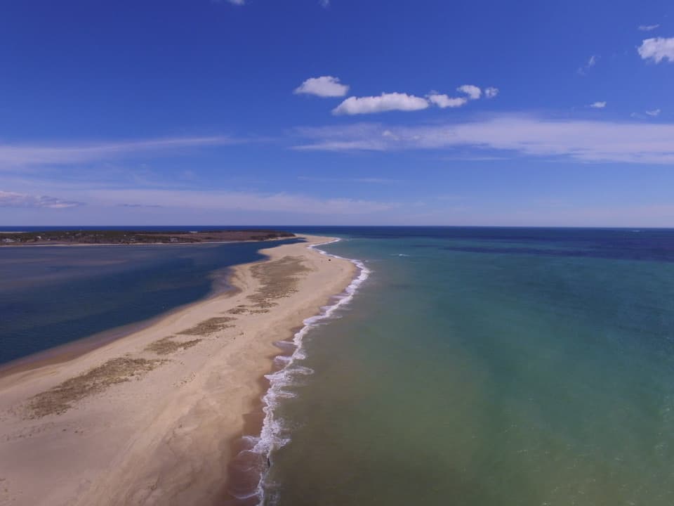 Norton Point Beach beach in Martha's Vineyard, Massachusetts